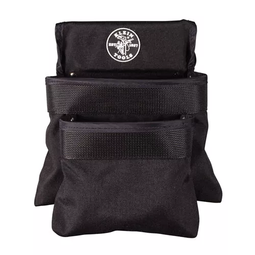 Klein Tools 5702, PowerLine™ Series Utility Pouch, 2-Pocket