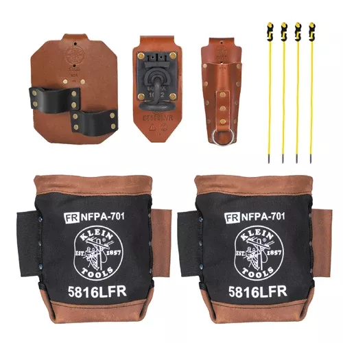 Klein Tools 5800HRN, Iron Worker Tool Holder Essentials Set