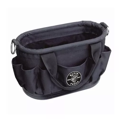 Klein Tools 58886, Tool Tote, Polyester, 7-Pocket with Drain Holes
