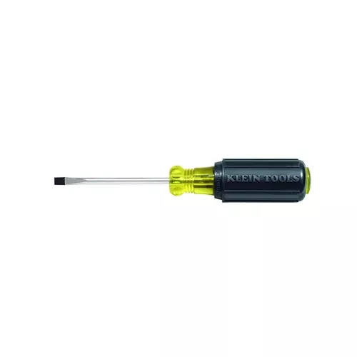 Klein Tools 601-3, 3/16-Inch Cabinet Screwdriver, 3-Inch Round Shank