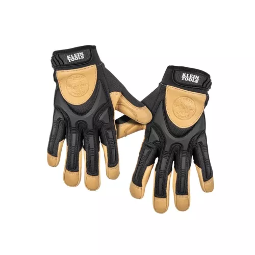 Klein Tools 60189, Leather Work Gloves, X-Large, Pair