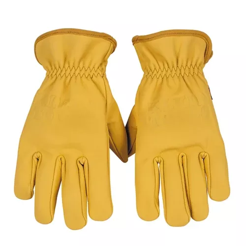 Klein Tools 60603, Cowhide Leather Gloves, Medium