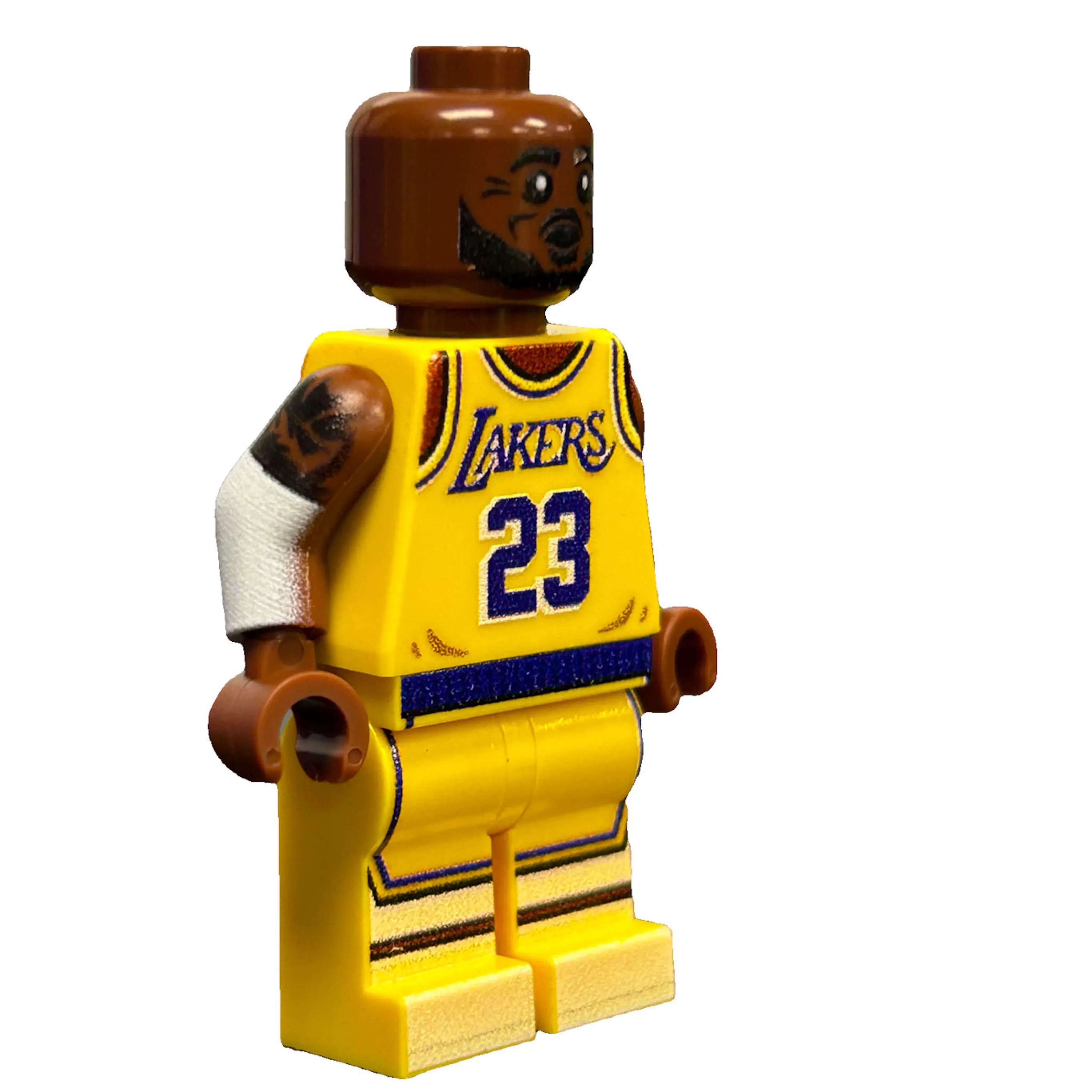 Lebron #23 LA Basketball Player Minifig
