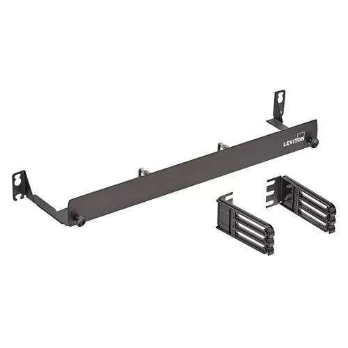 Leviton 5R1UX-CMT, 1RU Universal Patch Cord Cable Manager (Includes 0RU Cable Manager)