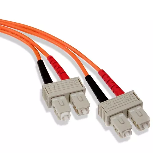 Leviton 62DSC-M10, Economy Fiber Optic Patch Cord, 62.5/125 um Multimode OM1, OFNR Duplex, SC-SC, 10 Meters