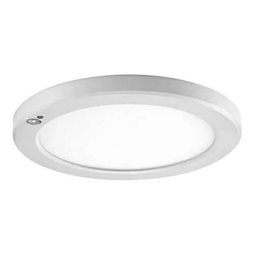 Leviton 9866-B0W, 8'' LED Downlight with Motion Sensor, 18W, 120VAC, 3000/4000/5000K, 1440 Lumens, Energy Star Qualified, White