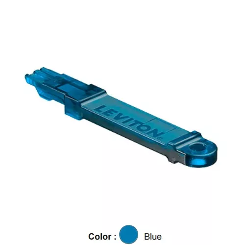 Leviton SRJET-L, Secure RJ System Extraction Tool, Blue Color Transparent