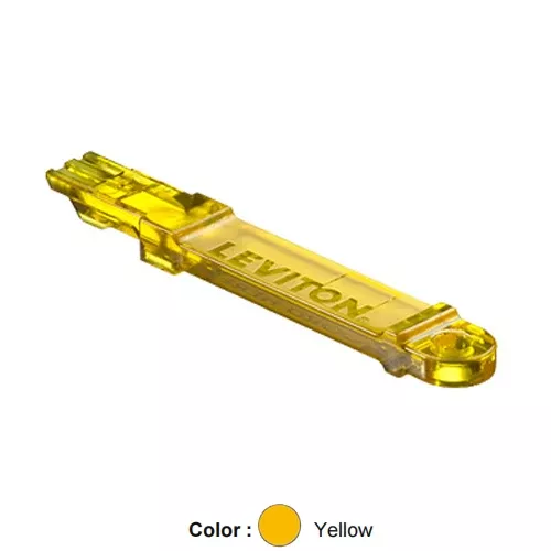 Leviton SRJET-Y, Secure RJ System Extraction Tool, Yellow Color Transparent