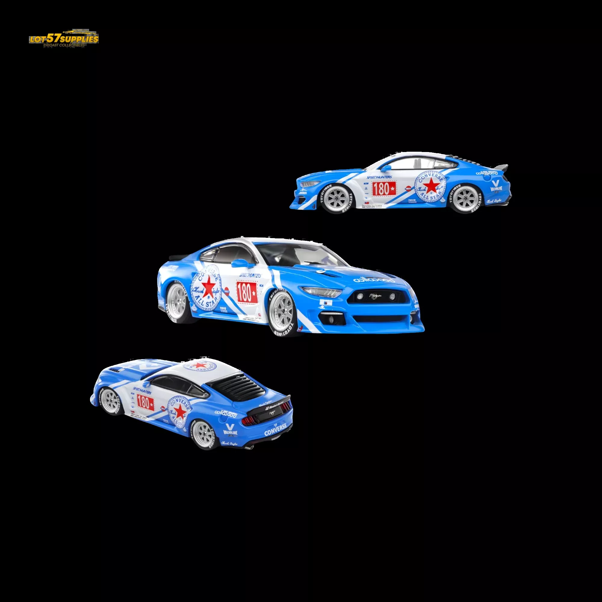 Liberty64 Ford Mustang GT Widebody Converse 1:64