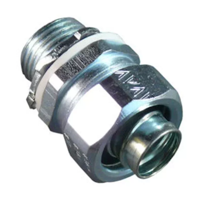 Liquidtight Connector, 4", Straight, Malleable Iron By Appleton ST400