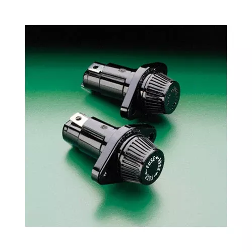 Littelfuse 571 Series 15A Panel-Mount Fuse Holder Midget, Straight Terminal Watertight, 600V, 571027P