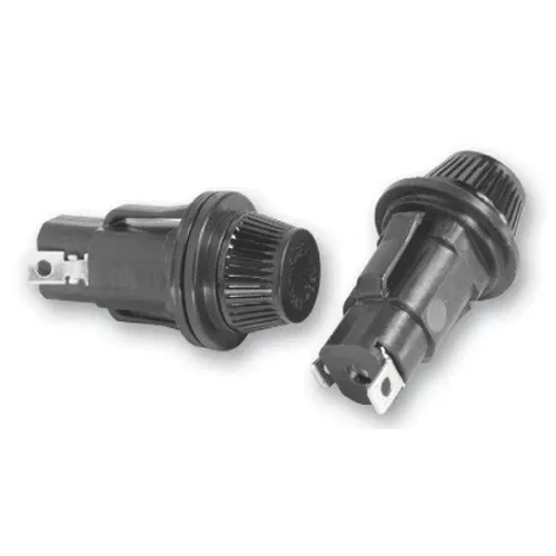 Littelfuse 572 Series 15A Snap-Mount Fuse Holder Midget, Right Angle Terminal Watertight, 600V, 572028P