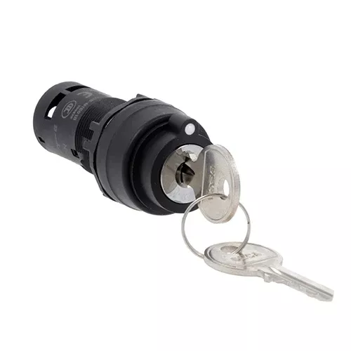 Lovato LMPS320T10, Monoblock Selector Switch Actuator Key, 2 Positions (0-1), 1NO Screw Terminals