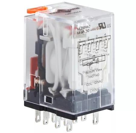 Macromatic GB120A4 General Purpose Relay, 120V AC, 6A