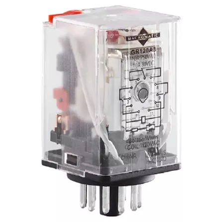 Macromatic GR024D3 General Purpose Relay, 11 Pin, 24V DC, 10A