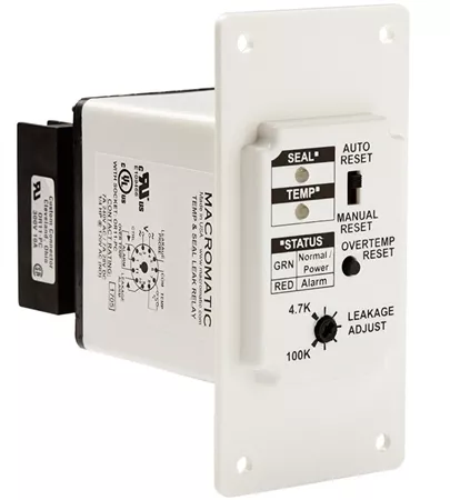 Macromatic TCF1D100 Over Temperature & Seal Leak Relay, 240V, 4.7K to 100K, Manual Reset