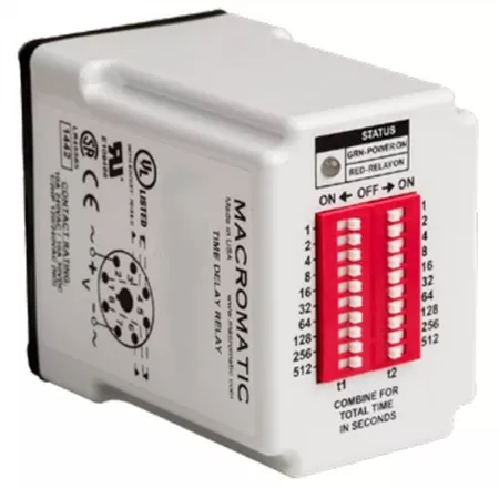 Macromatic TD-83121-41 1 - 1023 Sec Repeat Cycle OFF 240V Time Delay Relay