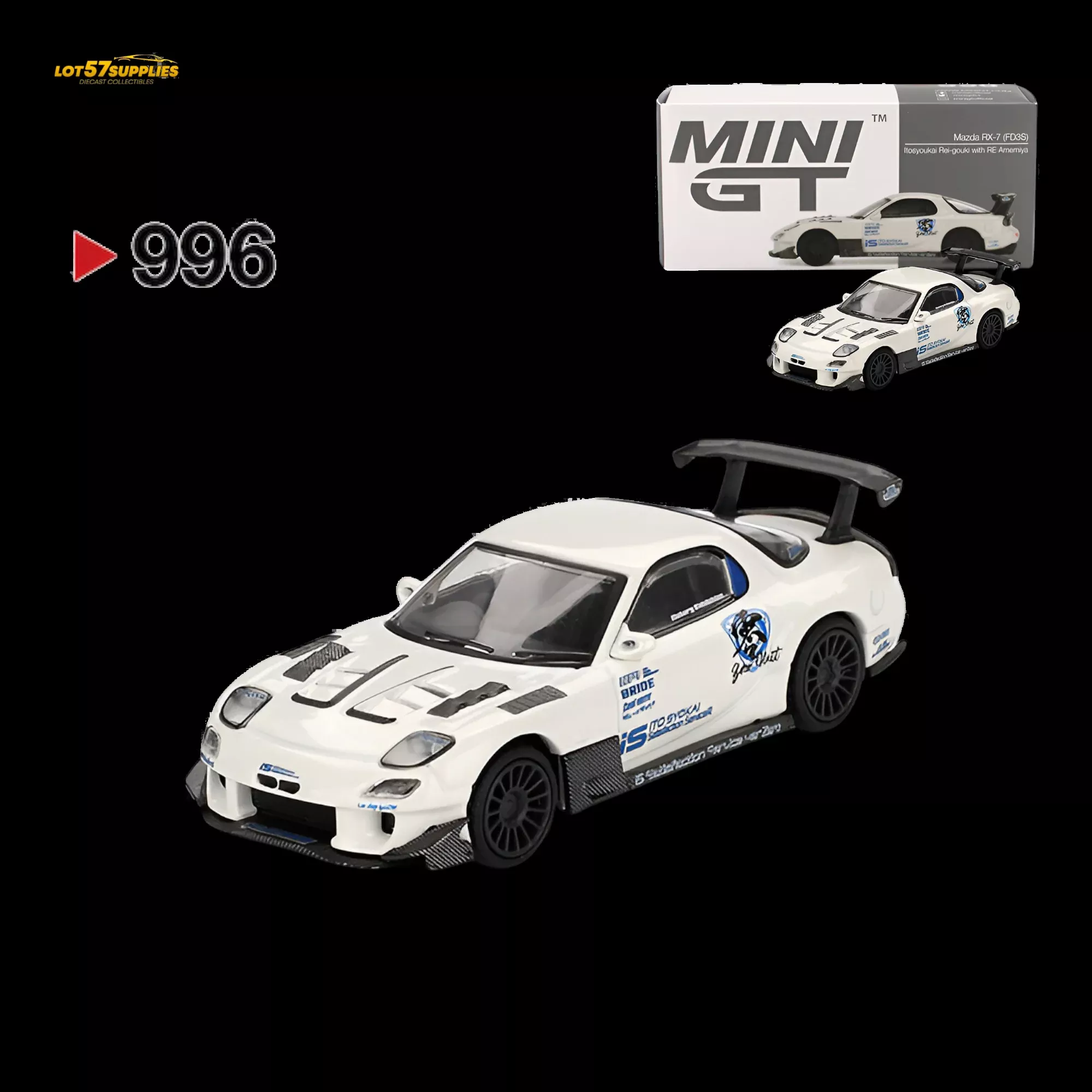 Mini GT Mazda RX-7 FD3S RE Amemiya 1:64
