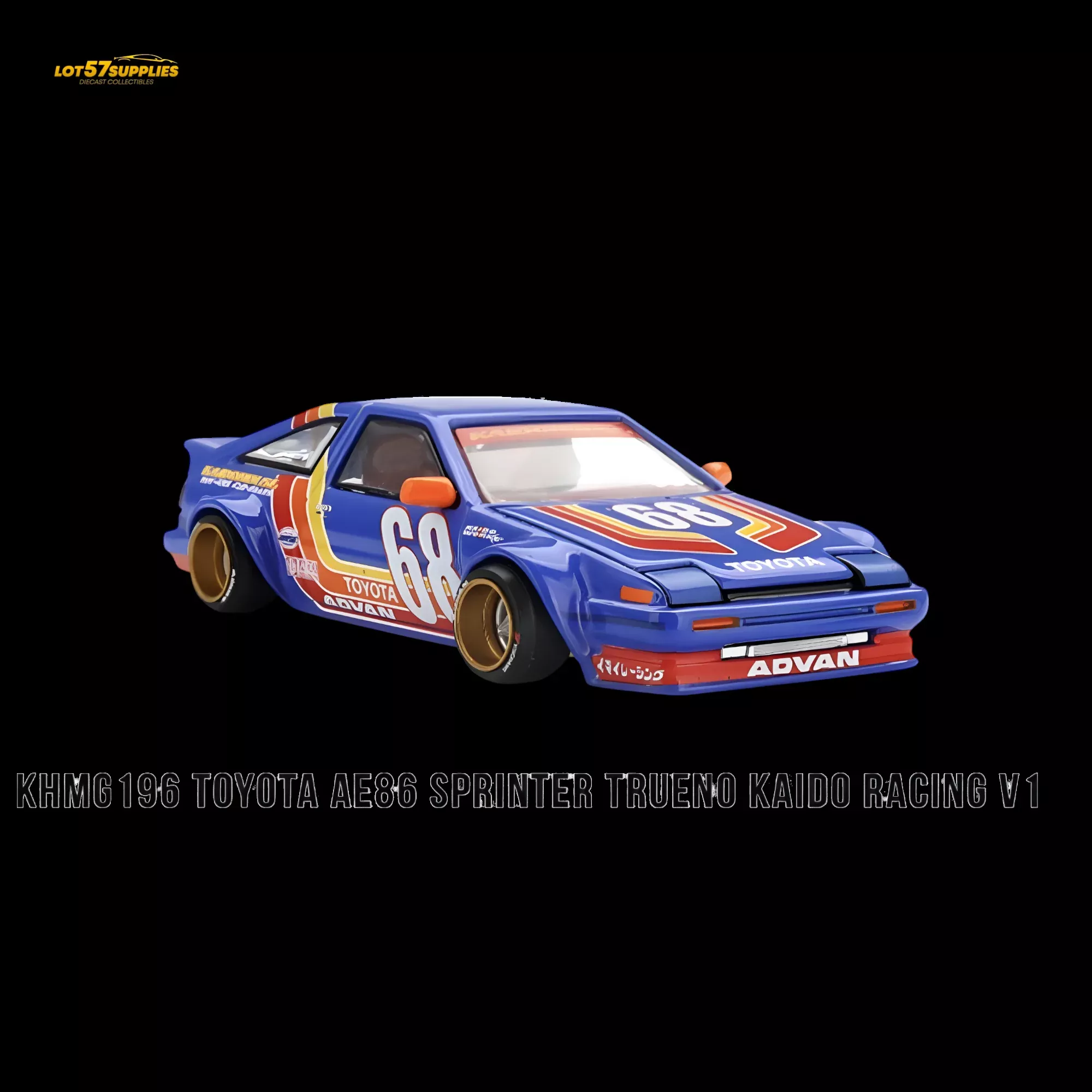 Mini GT Toyota AE86 Sprinter Trueno Kaido Racing V1 1:64