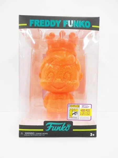 Mini Hikari Freddy Funko (Neon Orange Glitter) - 2017 SDCC Exclusive/400 Made [light damage]