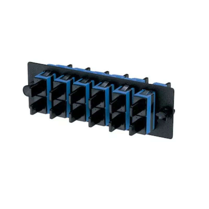Molded Plate, Blue, Single-Mode OS1/2, Duplex SC, 6 FibersBy Panduit FAP6WBUDSC