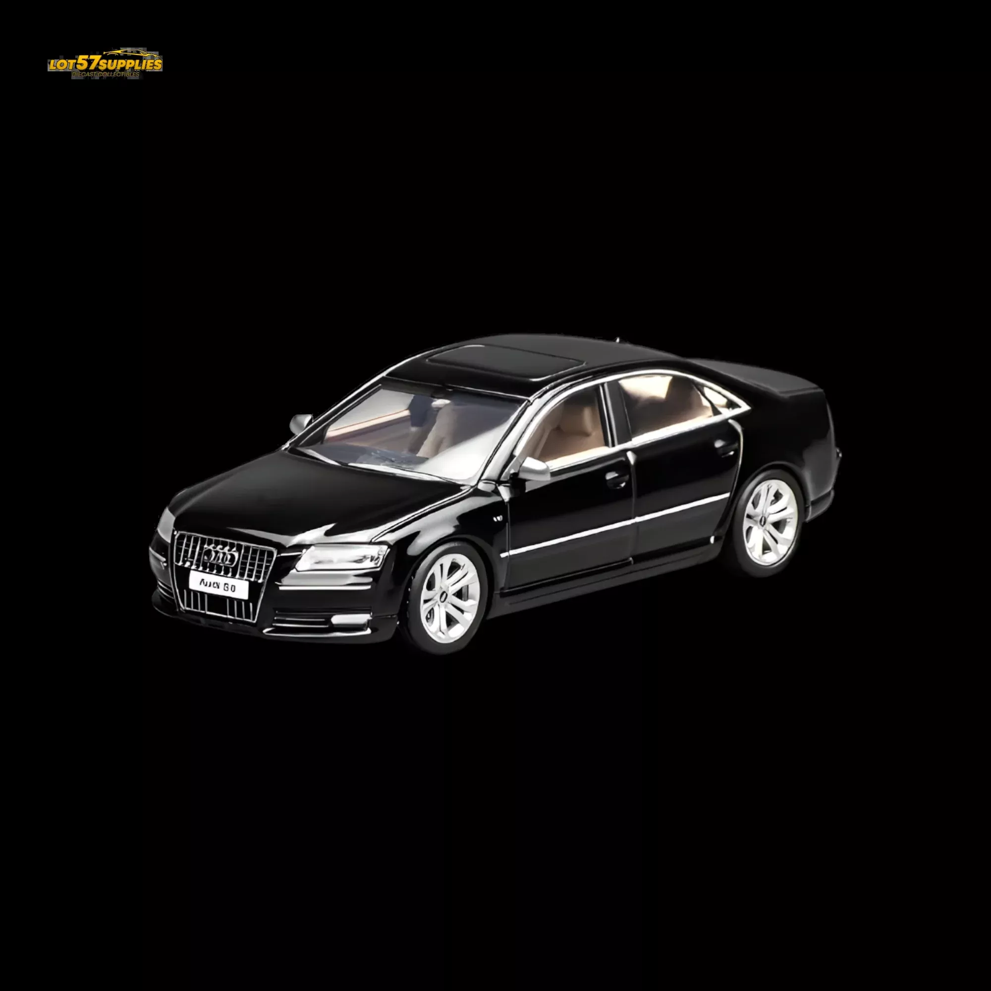 MOTORHELIX Audi S8 D3 Brilliant Black 1:64