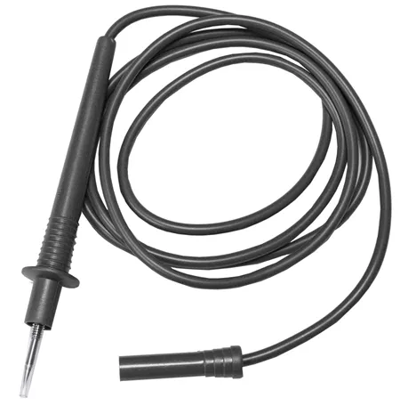Mueller BU-2141-D-48-0 Black Test Prod to Straight Banana Plug Test Lead