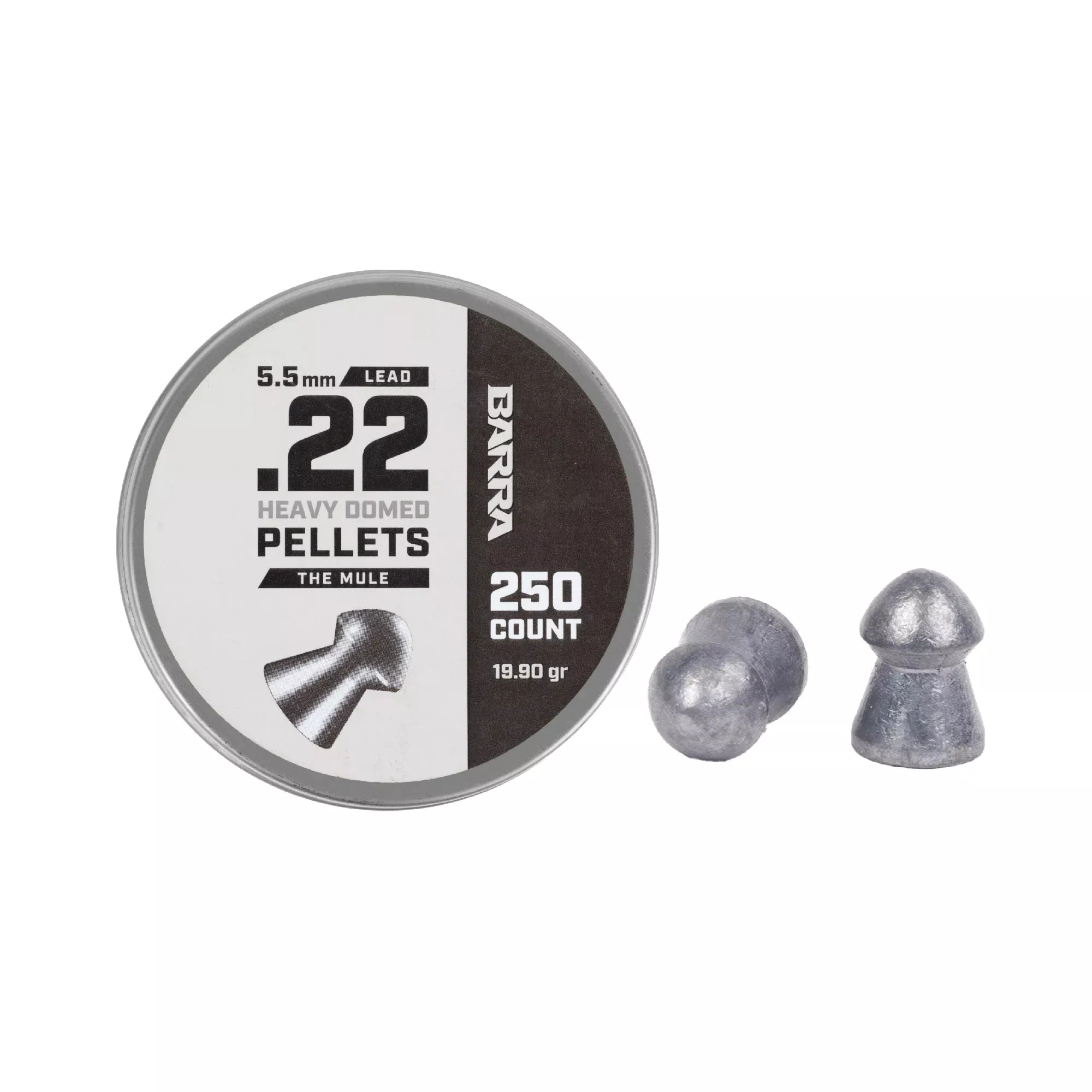 Mule Heavy Domed .22 Caliber Pellets – 250 Count