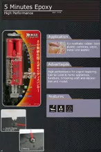 Mumeisha 5 mins Epoxy ( foam safe)