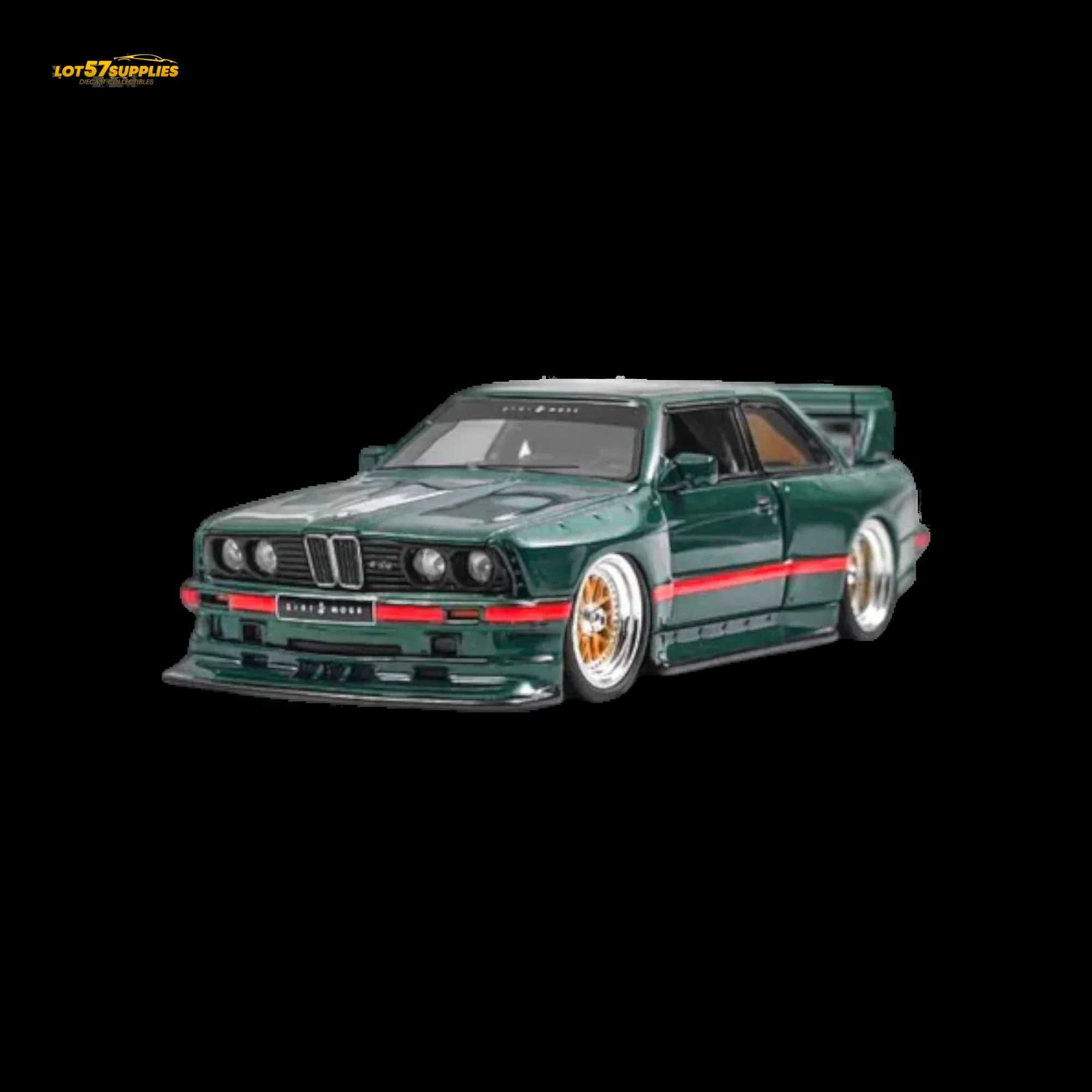 NA BMW E30 Wide-Body Green 1:64