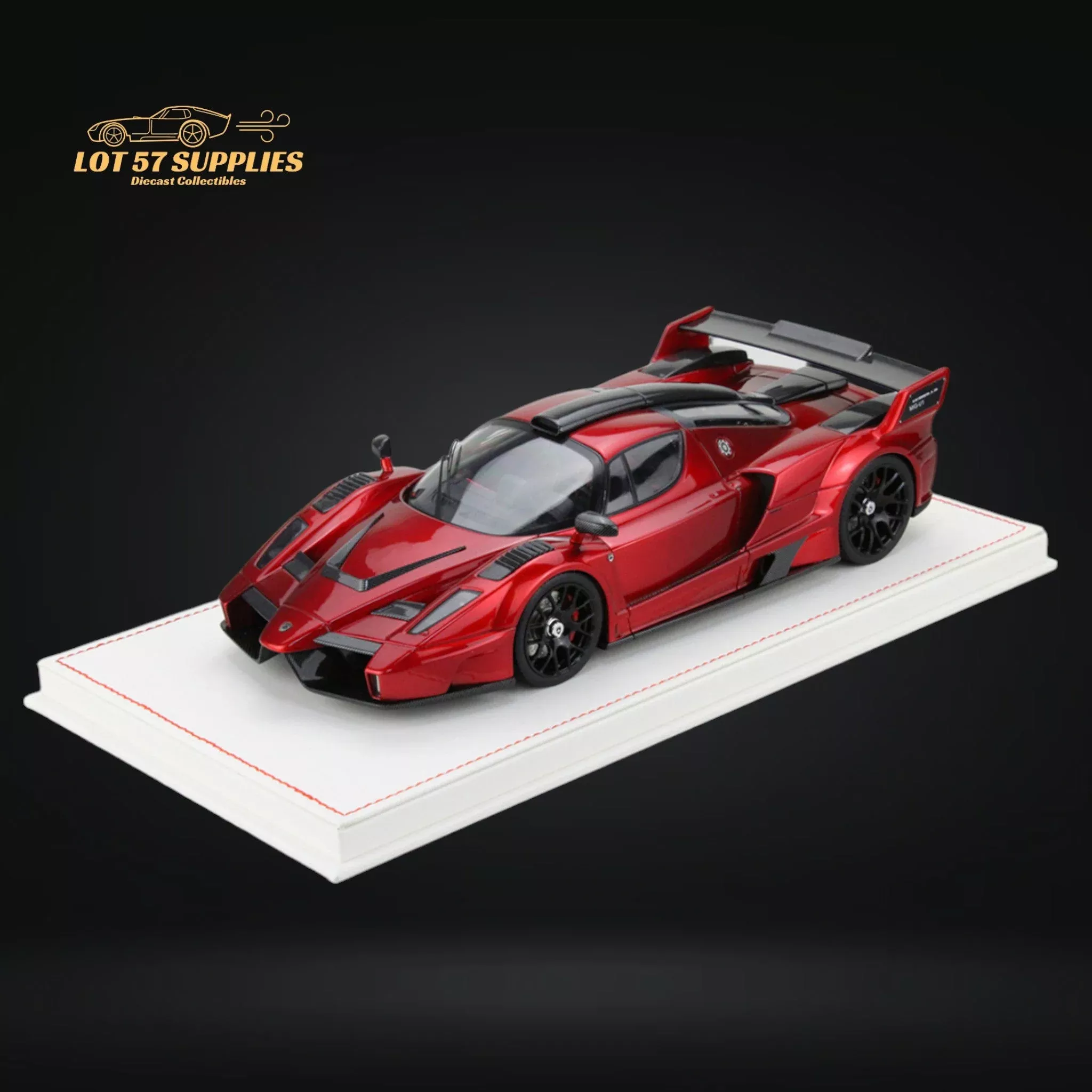 NA Ferrari Enzo Gemballa MIG U1 – Transparent Red 1:18