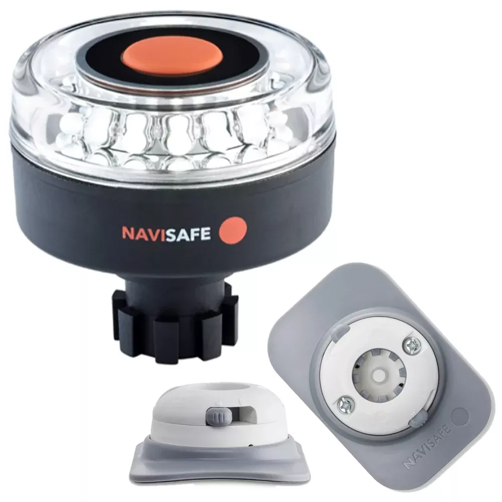 Navisafe Navilight 360 2NM w/Navibolt BaseRIB Mount - White [042KIT4]