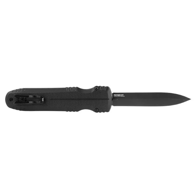 PENTAGON OTF – Automatic Knife, Black By SOG Specialty Knives 15-61-01-57