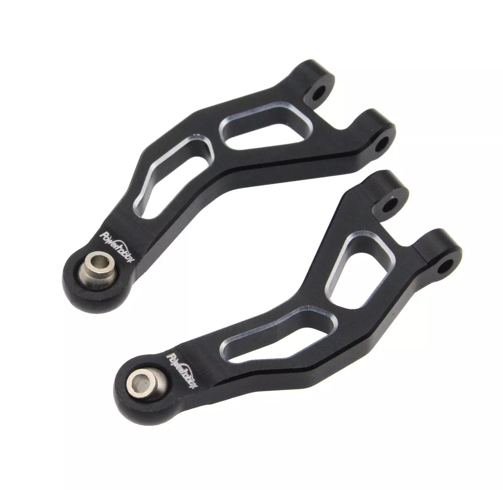 Powerhobby Aluminum Front Upper Arms Black Arrma Mojave Grom / Losi Nascar