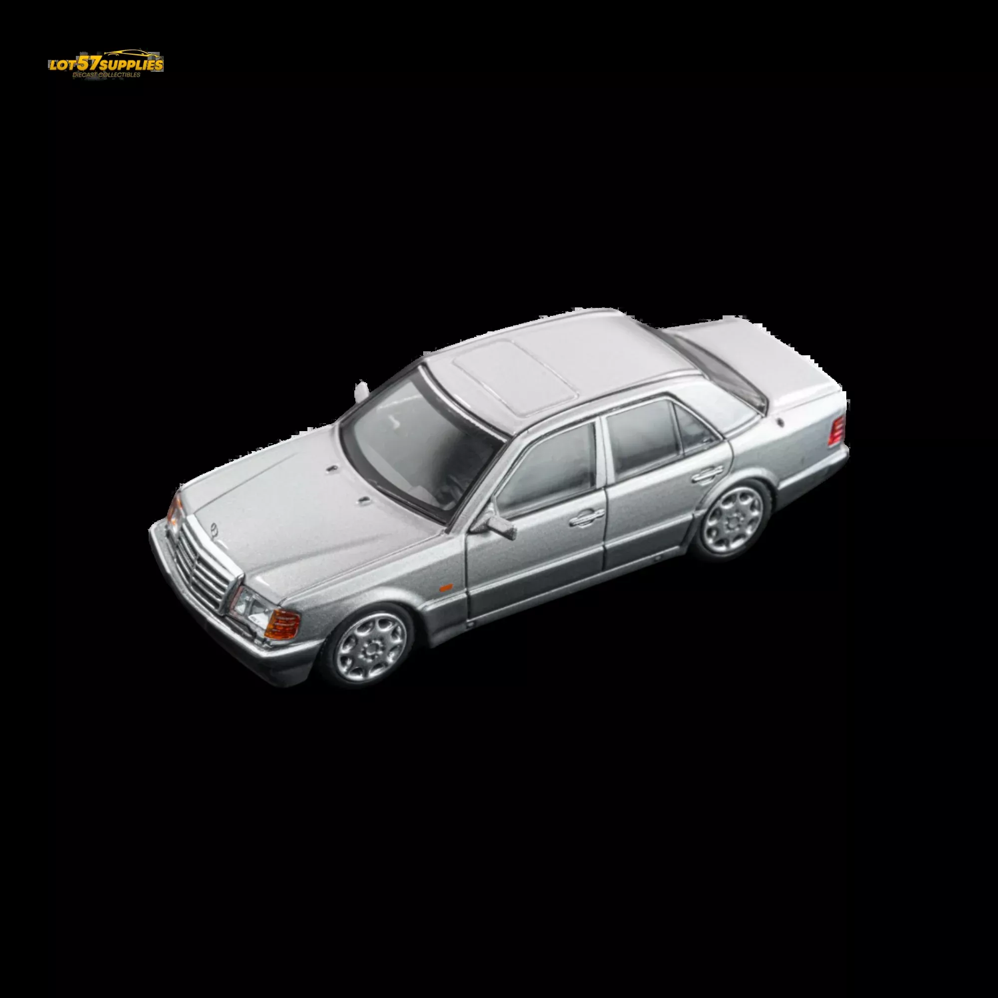 (Pre-Order) DCM Benz 500E Titanium Gray Silver 1:64