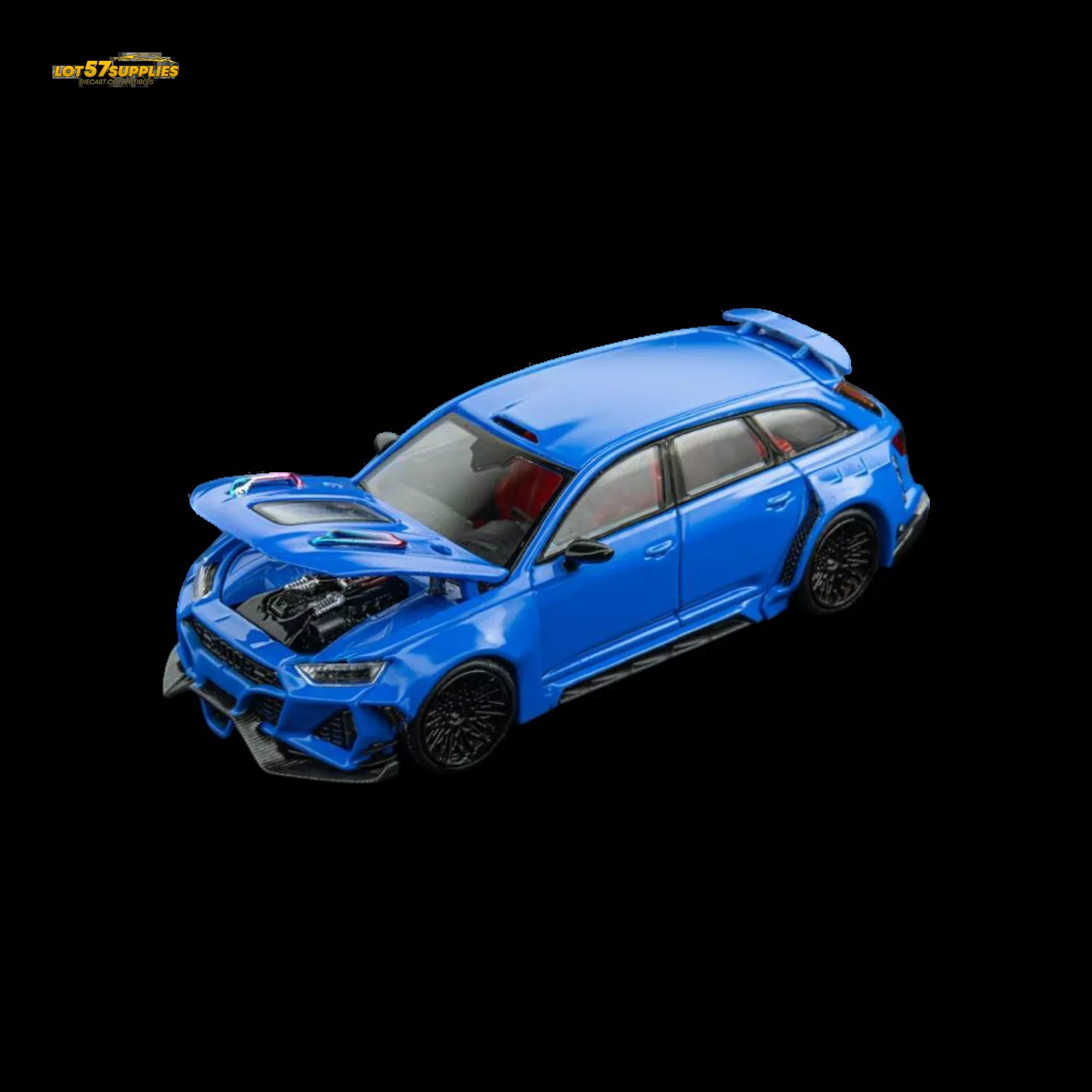(Pre-Order) DCM Modified Audi RS6 Wagon Blue 1:64