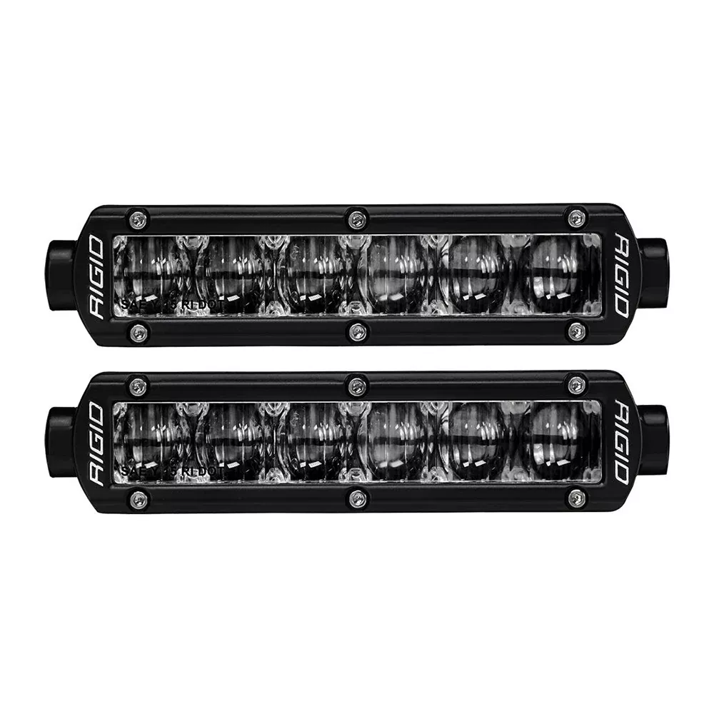 RIGID Industries SR-Series 6″ SAE Fog Light – Compliant Pair [906703]