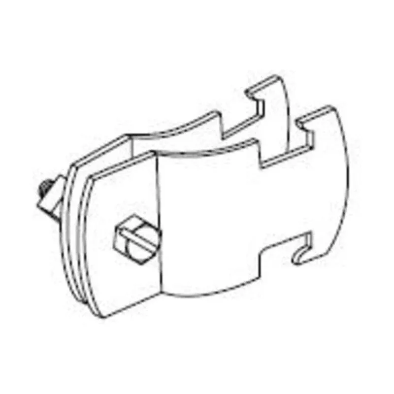 Rigid Strut Strap, Diameter: 3/8″, Steel/Galvanized By Kindorf C-105-3/8