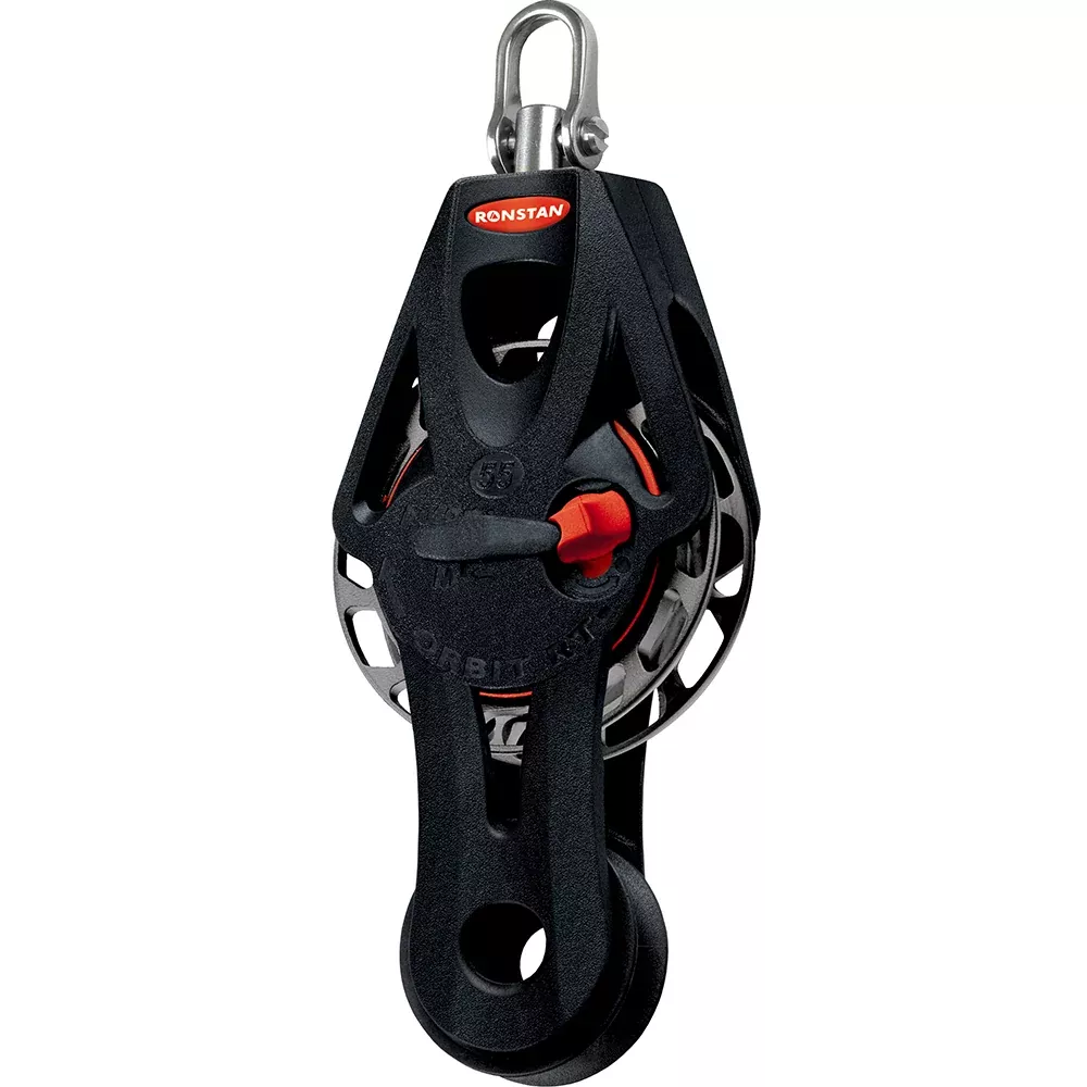 Ronstan Series 55 Ratchet Mount Orbit Block – Fiddle Becket Swivel [RF56510]