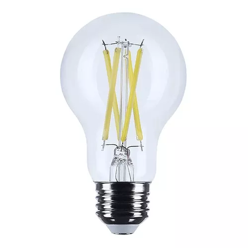 Satco S12469, 10.5A19/CL/LED/E26/935/120V, A19 LED, 10.5W, 120V, 3500K Neutral White, 1100 Lumens, Medium E26 Base, Clear Finish