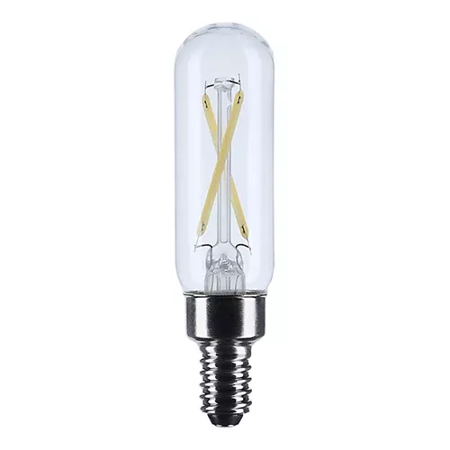 Satco S12518, 2.8T6/LED/CL/930/120V/E12, T6 LED, 2.8W, 120V, 3000K Warm White, 200 Lumens, Candelabra E12 Base, Clear Finish
