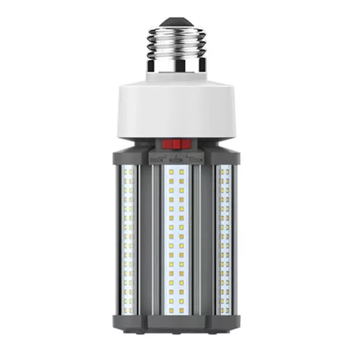 Satco S23162, 36W/LED/CCT/277-480V/E26, LED HID Replacement, 36W, 277-480V, 3000K/4000K/5000K, 4680/5040/4860 Lumens, Medium E26 Base, White Finish