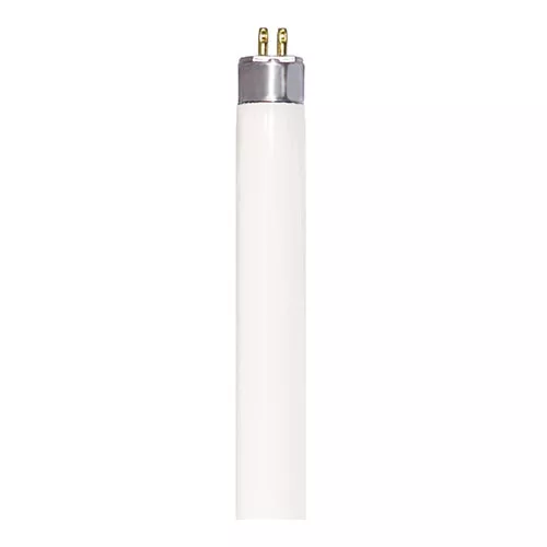 Satco S6426-TF, FP14T5/835/ECO 24"/TF SHATTER 24 Inch T5 Fluorescent, 14W, 3500K Neutral White, 1275 Lumens, Miniature Bi Pin Base, Shatter Proof, White Finish