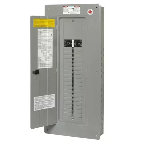 Siemens EQG3630NSND, EQG Series Generator Panel with Door, 36 Circuits, 30A, 1 Phase, 3-Wire, 120/240V, 2 Poles, None Switched Neutral, Type 1, Aluminium, Grey