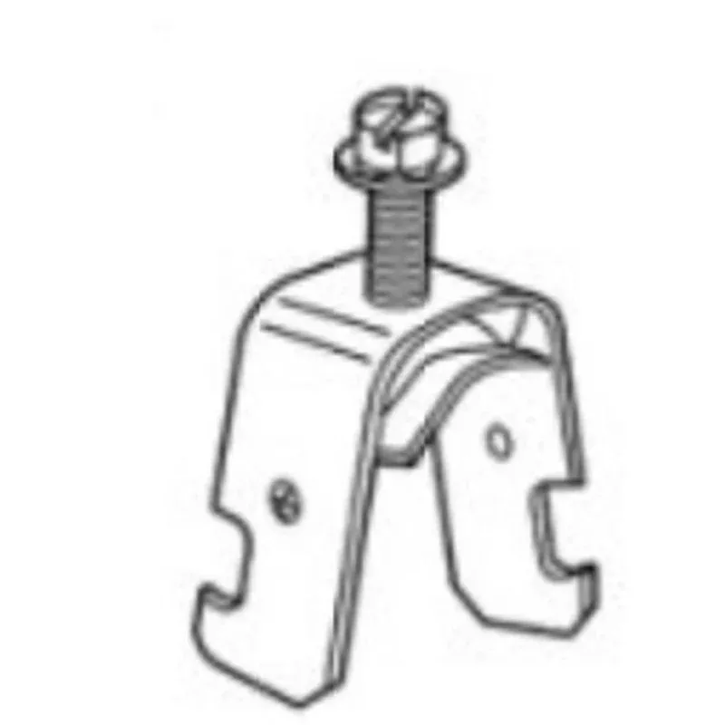 Single Piece Strut Clamp for Cable/Conduit, 0.72"–1.16" OD, 1" EMT 3/4" Rigid By nVent Caddy SCH16B