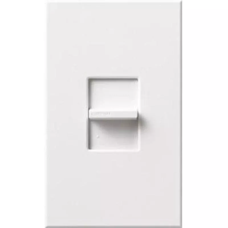 Slide Dimmer, Fluorescent, Preset, Nova T, White By Lutron NTF-10-WH