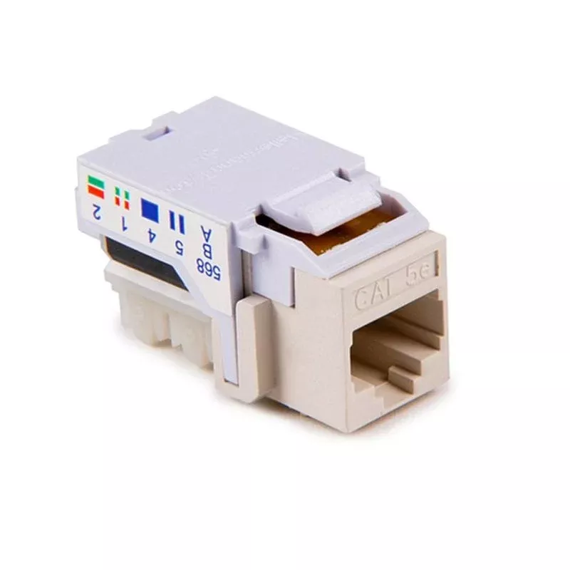 Snap-In Keystone, Category 5e, RJ45, WhiteBy HellermannTyton RJ45FC5E-W