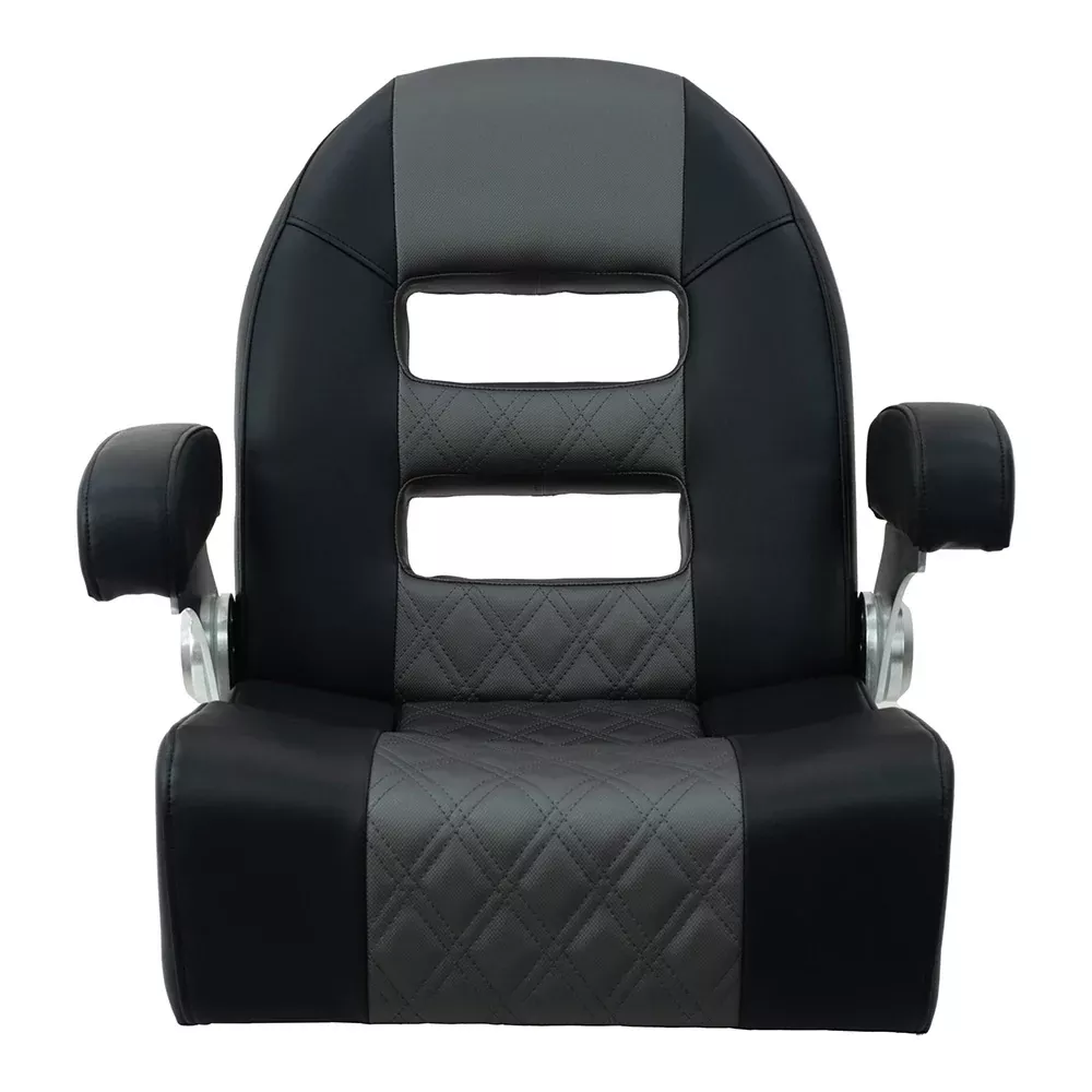 Springfield Console Helm Flip-Up – Black-Grey [1042035-BLK]