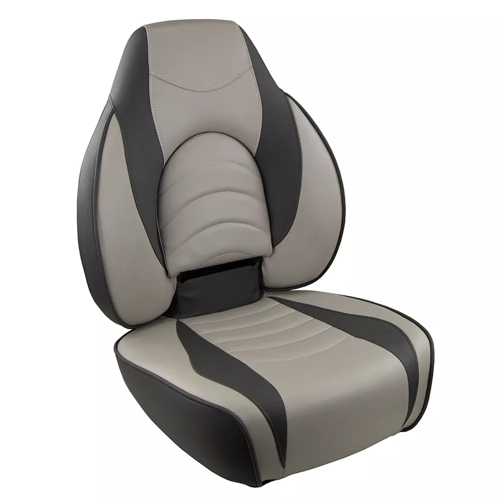 Springfield Fish Pro High Back Folding Seat – Charcoal/Grey [1041634-1]