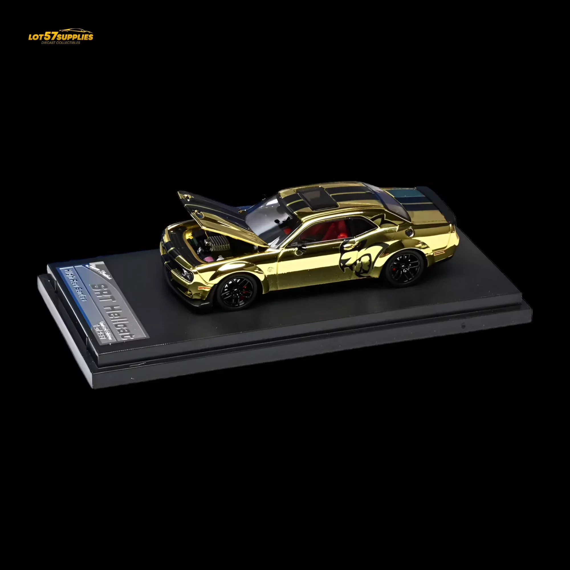 Stance Hunters Dodge Challenger SRT Hellcat Gold 1:64
